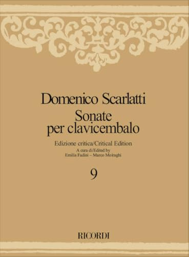 SONATE PER CLAVICEMBALO - VOLUME 9 CLAVECIN