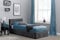 Birlea Berlin Ottoman Storage Bed, Crushed Velvet, Black, Single