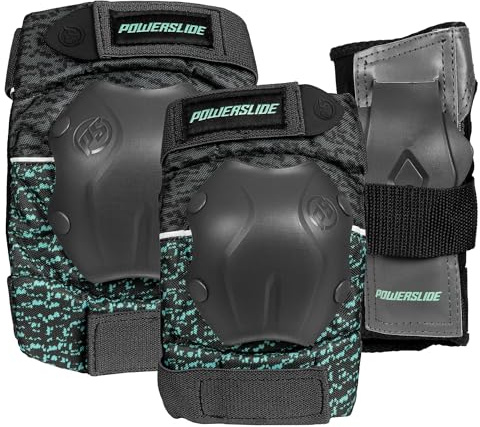Powerslide Damen Schutzer Standard Women Tri-Pack, Schwarz, XL, 903243/6