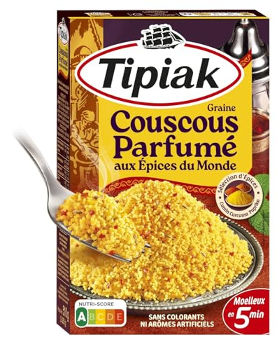 Tipiak Graine Couscous Scented with Spices of the World 255 g Bags