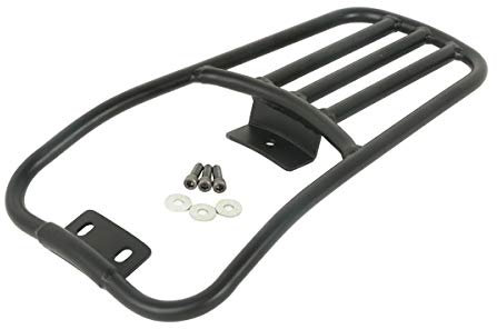 XMT-MOTOR Porte-bagages arrière Moto Noir Convient pour Harley Davidson Softail Deluxe 2006-2017 Fat Boy 2007-2017