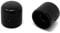VINTAGE FORGE Black Metal Dome Knobs for Fender Telecaster Guitar & Precision P-Bass (Set of 2) 1/4 Solid Shaft by | DK50US-BLK