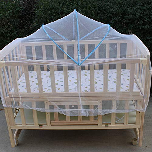Lettino a forma di zanzariera per lettino per bambini, tenda pop-up di sicurezza per bambini, culla a baldacchino, copertura completa, rete di crittografia, rete per insetti e neonati