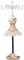 Demarkt Schmuckständer Mode Prinzessin Kleid Form Schmuck Display Schmuckablage Kettenständer Ohrringhalter Modepuppe Schmuckhalter Schmuckständer