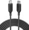 Anker PowerLine III USB C auf USB C Kabel, blitzschnelles Ladekabel 60W, 3m lang für iPhone 16/15 Serie, MacBook Pro/Air, iPad Pro/Air, Galaxy S24, Pixel, Switch, LG und mehr