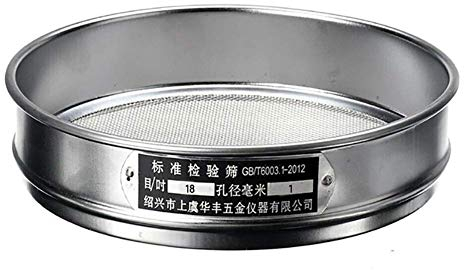 szdc88 Setaccio, Acciaio Inox Setaccio Rete Filtro, 5 Misure, Mini Bonsai Suolo Colini, Bonsai Giardinaggio Strumento - Argento, 20 cm 1 mm