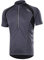 BERGRISAR Herren Radtrikot Fahrradtrikot Kurzarm, Halbem Reißverschluss Rennrad Mountainbike Trikots T Shirt 3+1 Taschen BG060, Grau, Groß