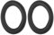 Goshyda Altoparlante Bordo in Gomma, 2 Pezzi Riparazione Surround Altoparlante subwoofer Bordo in Schiuma Sostituzione woofer Parte di Riparazione, per Altoparlante /Swans(5