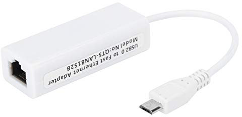 Ethernet-Adapter Micro-USB-zu-RJ45-Netzwerkkartenadapter Micro-USB-zu-RJ45-Ethernet-Anschluss für Raspberry Pi Zero 1.3 / W-Motherboard