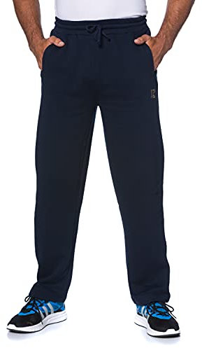 JP 1880 702635 Pantalon de Jogging Basique pour Homme, Grandes Tailles, Grandes Tailles, Coupe Droite, Coupe Basique, jusqu'à 8XL, Bleu Marine foncé., XL Haut
