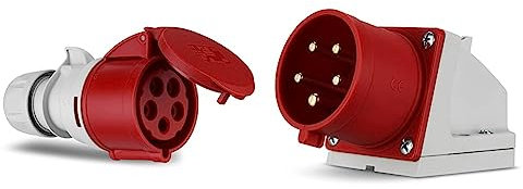 Prise industrielle CEE femelle 32 A 100 x 50 x 50 cm & REV 0510622555 Prise murale mâle CEE 32 A 5 pôles 400 V 1 pc(s)