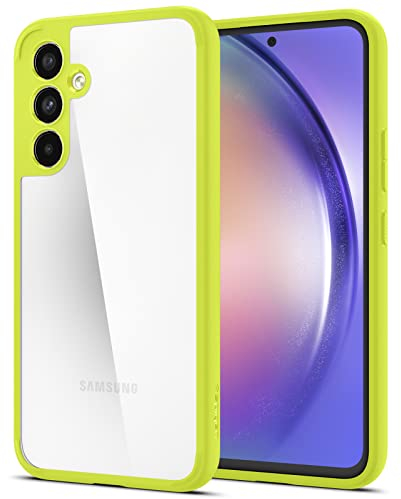 Spigen Ultra Hybrid Hülle Kompatibel mit Samsung Galaxy A54 5G Transparent Handyhülle Durchsichtig -Limette