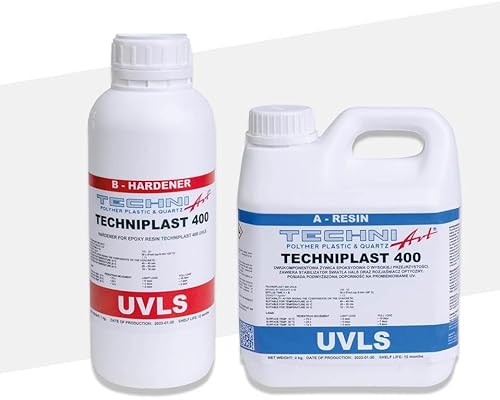 TECHNIPLAST 400 - Farbloses Konstruktions Epoxidharz, Professionelle Epoxy Resin - 30 Kg