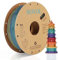 Sovol Rainbow Silk PLA Filament 1.75mm,3D Drucker Mehrfarbig Silk Filament PLA 1kg (2.2LBS), Maßgenauigkeit +/- 0,03 mm,Gelb Rainbow