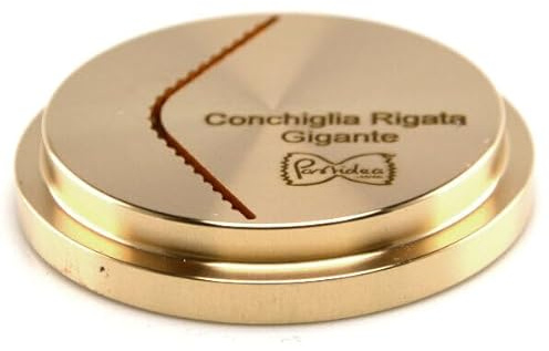 Pastidea - Matrize Zubehör aus Bronze Conchiglia Rigata Gigante/sehr große Muschel mit Streifen für La Fattorina, Fimar MPF 1.5, Fimar PF15E und andere