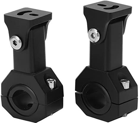 Motorrad-Scheinwerferhalter, 2 Stück, Scheinwerfer-Montagehalterung, M5-Blende, 18 Mm Bis 30 Mm, Verstellbare Scheinwerfer-Klemmhalterung für Motocross, Off-Road, ATV, UTV