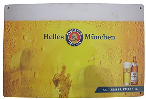 Truck Paulaner Brauerei - Blechschild 34 x 24 cm - Helles München