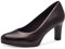 Tamaris Damen Klassische Ballerinas, Frauen Flats,TOUCHit-Fußbett,Slip-ons,klassisch elegant,Ballerinen,Pumps,Halbschuhe,Slipper,Mocca Metall.,38 EU