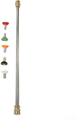 per Lancia per idropulitrice resistente da 40,6 cm con kit di 5 beccucci per ugelli, 4000 psi
