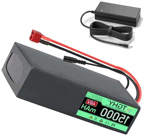 TGHY Batterie de Remplacement 36V 10Ah 12Ah 20Ah Batterie au Lithium 48V 10Ah 12Ah 15Ah 20Ah Batterie Lithium-ION étanche avec Chargeur + Carte de Protection BMS,48v 15ah