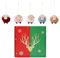 DeryArcle 5 Stücke Baumschmuck Schafe Weihnachten,Filz Tannenbaumschmuck Anhänger Set,Weihnachtsanhänger Weihnachten Geschenke mit Geschenkbox,Christbaum Deko für Party Weihnachtsbaum(5 Schafe)