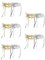 Zerodeko 5 Sätze Maskerademaske Halloween Paar Kostüme Gesichtsmaske Halloween Dekoration Gesichtsmaske Halloween Goldmaske Kostüm Maskerade Partymaske Maskerade 2 Stück * 5