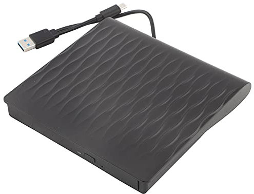 MUNEFE Unità DVD esterna, lettore CD portatile, lettori CD per la casa, adatti per PC, laptop, lettori di dischi rigidi per PC Internet
