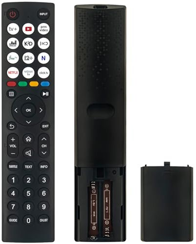 Télécommande remplacée Convient pour Hisense 32E4KT 40E4KT 40A4KTUK 32A4KTUK 40A4K TV, HD Ready – Smart TV