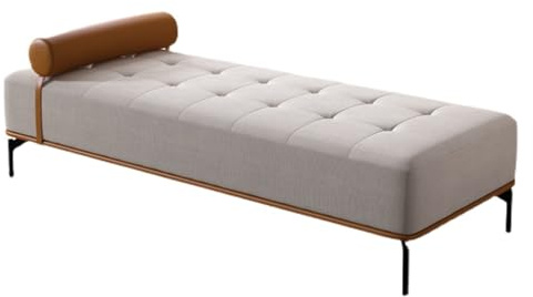 CJHFR472SG Modern Moderne Eingangsbank mit Stoffpolsterung, Esszimmerbank, Schlafzimmer-Nacht-/Wohnzimmerbank Polsterbank Eingangsbereich(180 * 50 * 43cm)