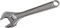 Bahco Schraubenschlüssel Rollgabelschlüssel, Einstellbar Griff, Backenweite 15Zoll, / Länge 380 mm