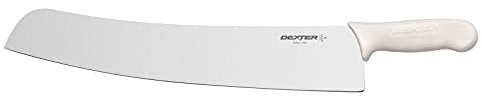 Sani-Safe S160-16 16 White Pizza Knife with Polypropylene Handle
