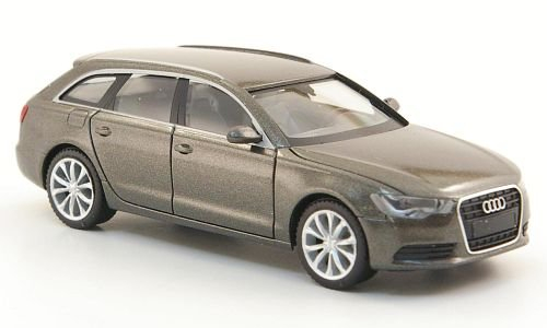 Audi A6 Avant (C7), met.-grau, 2011, Modellauto, Fertigmodell, Herpa 1:87