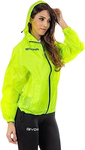 GIVOVA Unisex - Adulte Pluie Basico Blouson, Jaune Fluo, L EU