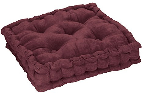 Fox Valley Traders Tufted Booster Cushion, Burgundy