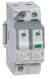 Parafoudre type T2 Imax 20kA/pôle - 1P+N 320V~ - 2 modules