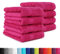 BaSaTex - 8er Pack Handtücher Premium 50x100 cm aus Baumwolle - Frottee Handtuch Set mit Aufhänger - Öko-Tex Made in Green Zertifiziert - Magenta Pink