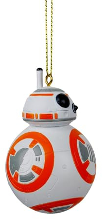 Weihnachtskugel BB-8 aus Star Wars - Hänger Kunststoff ca. 5 cm x 5 cm x 8 cm - 1 Stück