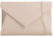 UShopUK Clutch aus Lackleder, Umschlag-Stil, für Braut, Abschlussball, Hochzeit, Abend, Party, Handtasche, nude, medium