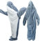 Deserthome Shark Blanket Onesie for Adult Wearable Shark Blanket Hoodie, Super Soft Comfortable Warm Shark Costume for Cosplay Blue L
