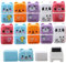 Erasers pour crayons, gomme 10pcs avec rouleau de nettoyage, gomme à effacer des animaux adaptés aux enfants, mignon pour crayons, garçons et filles Eraser portable pour l'école, avec un rouleau de n