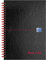 Oxford Black N Red A5 Hardcover-Buch mit Spiralbindung