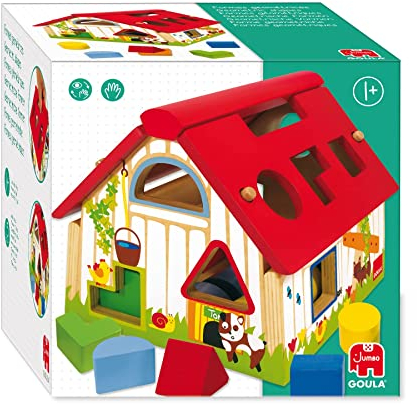 Goula Jumbo Spiele D55220 - Bauernhof Gemoetrische Formen