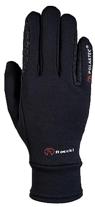Roeckl Sports Reithandschuh Warwick, Freizeit Winter Handschuh, Schwarz 6