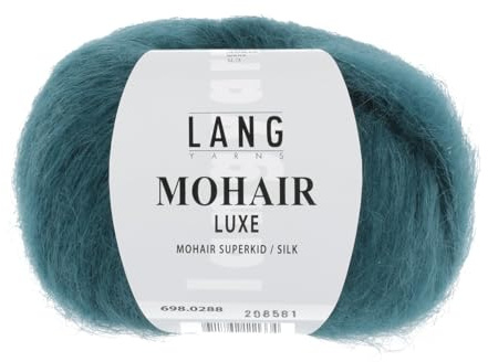 Lang Yarns MOHAIR LUXE, 698.0288 - Petrol