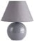 Brilliant Primo Tischleuchte mit Stoffschirm - Tischlampe für das Wohnzimmer in dunkelgrau - ideal als Nachttischlampe für das Schlafzimmer - mit E14-Fassung und Schalter