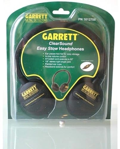 Garrett - Detecteur De Metaux - Casque Clearsound Avec Prise Jack 6,35 Mm…