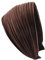 axy Breiter Haarreif mit leichtem Flanell (Leder Optik) Damen Stirnband Haarschmuck Haarreifen HR32 (Braun)