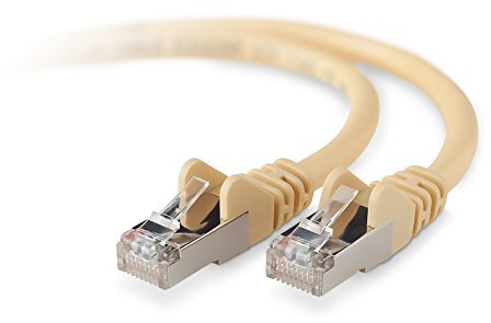 Belkin A3X126bt03MYLWM - Cable de Red CAT5e Cruzado (3 m) Color Amarillo