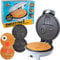 CucinaPro Emoji schwinden Crêpe Maker w auswechselbare Platten wählen, entweder 8Durchmesser, die Smiley-Gesicht Waffeln oder Kuchen aus der Pfanne antihaftbeschichtete Heizplatte Eisen