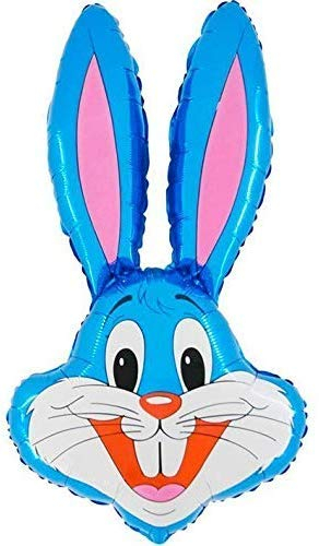 Toyland® 94 cm (37) Hase-Ballon in 6 Farben erhältlich – Osterballons (BLAU)